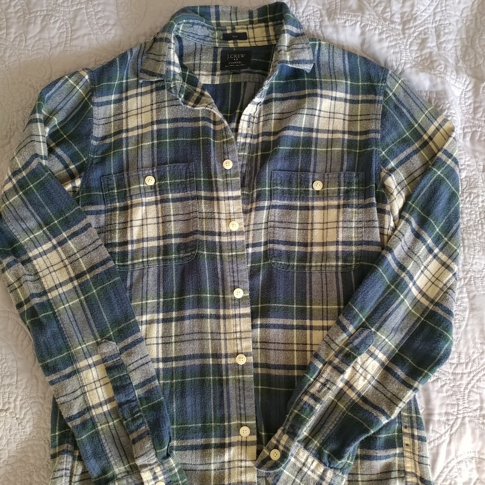 Mens JCrew Flannel